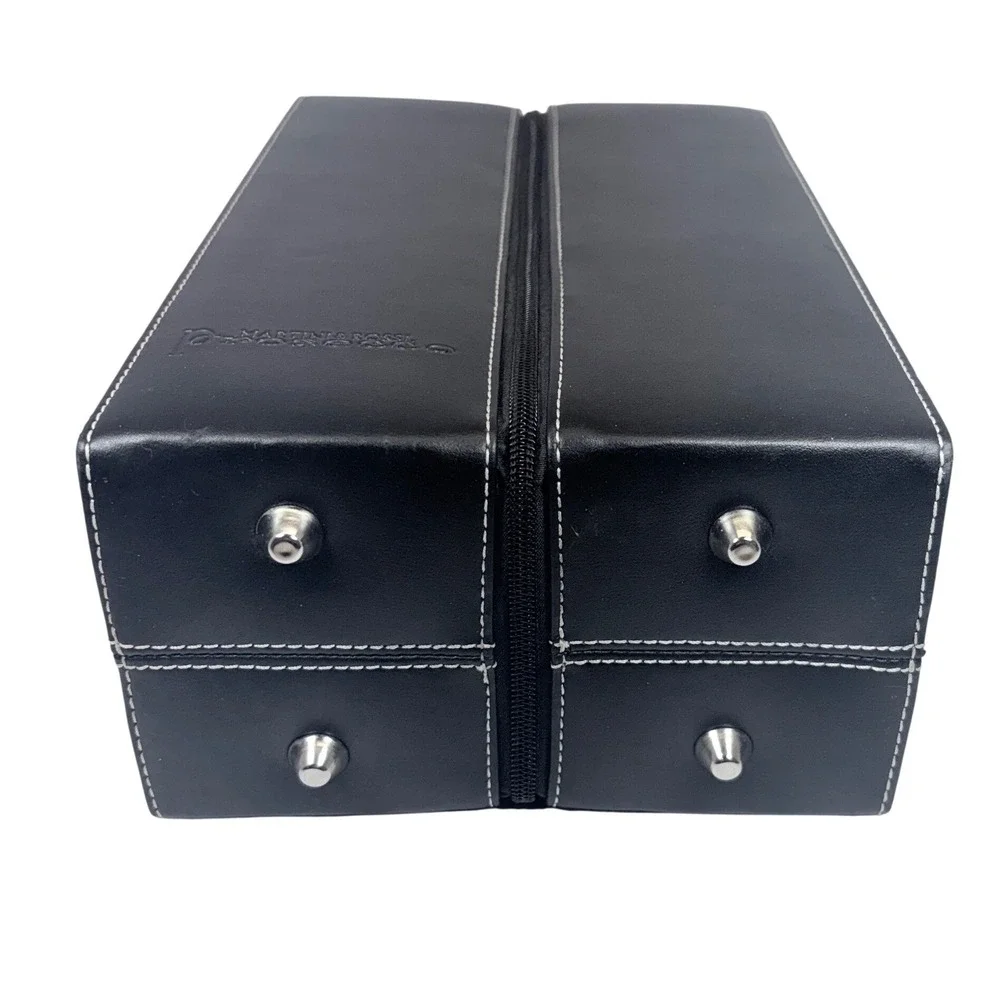 Martini & Rossi‎ Prosecco Double Wine Bottle Carrier Black Faux Leather
